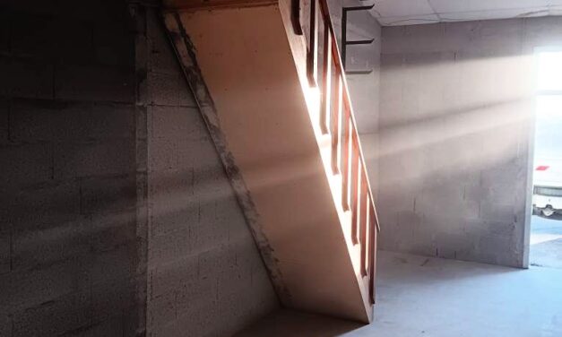 Travaux dans notre local matériel.